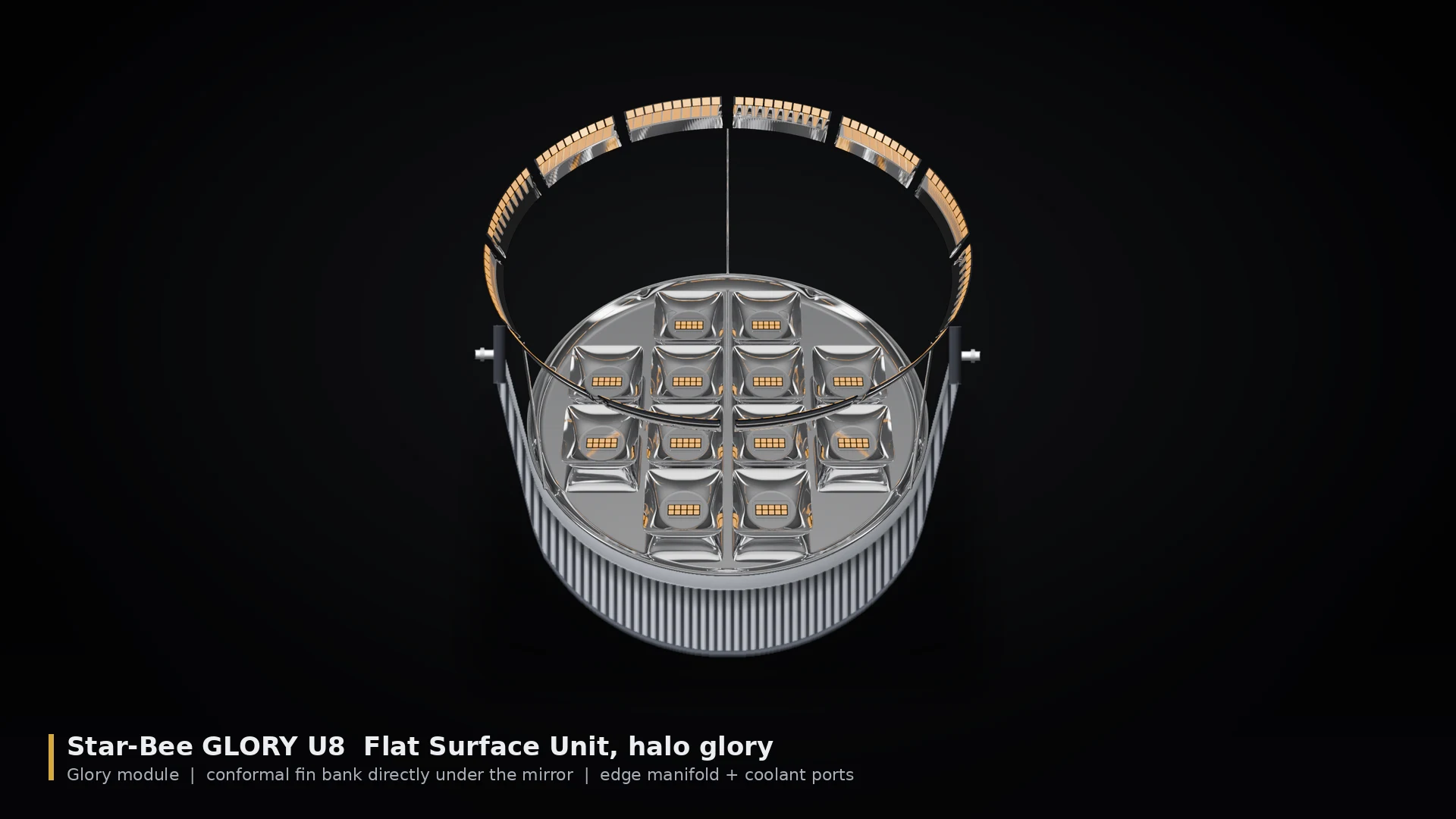 Star Field + Star Halo — with radiator