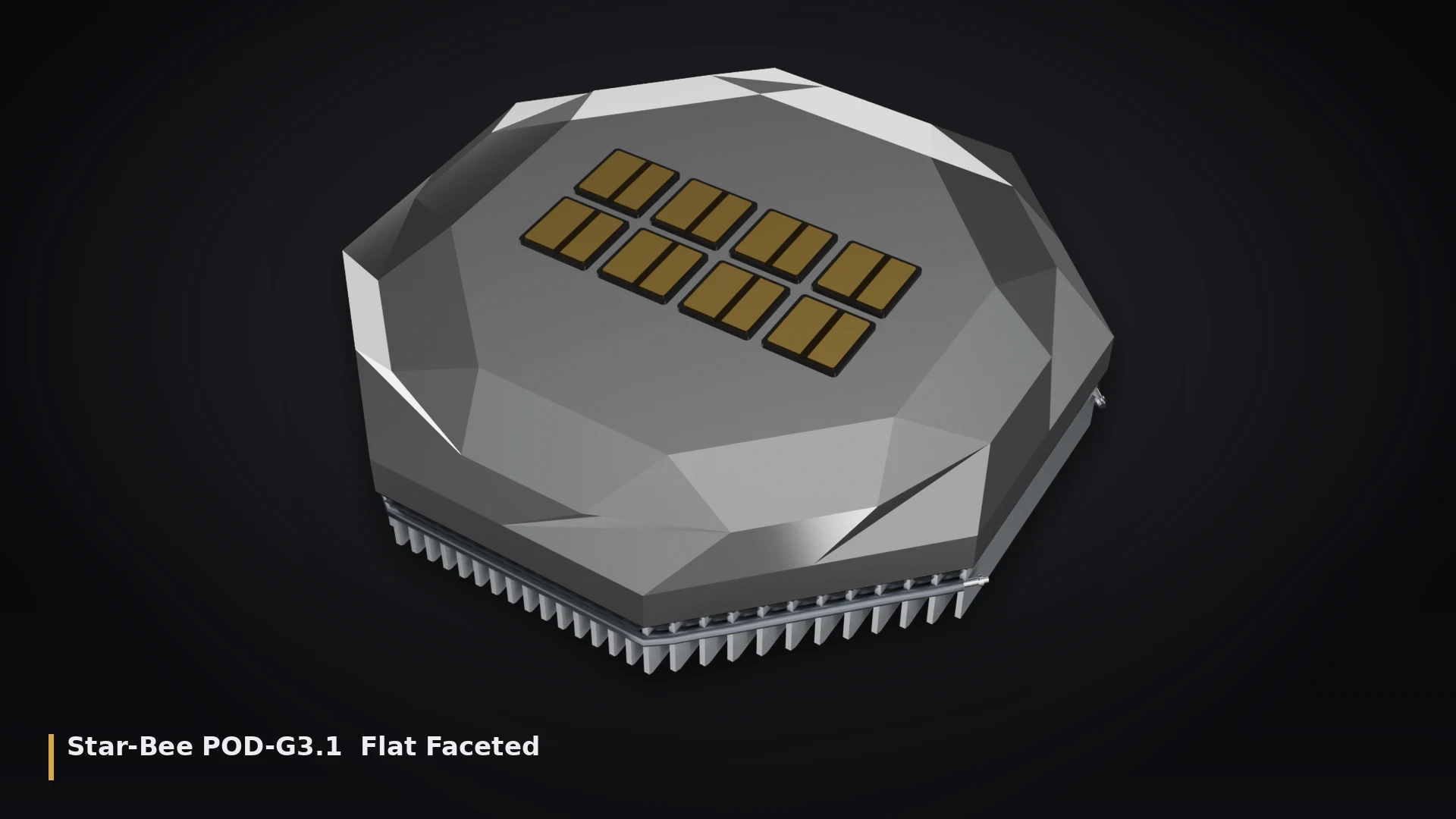 Star Gem Facet — with radiator
