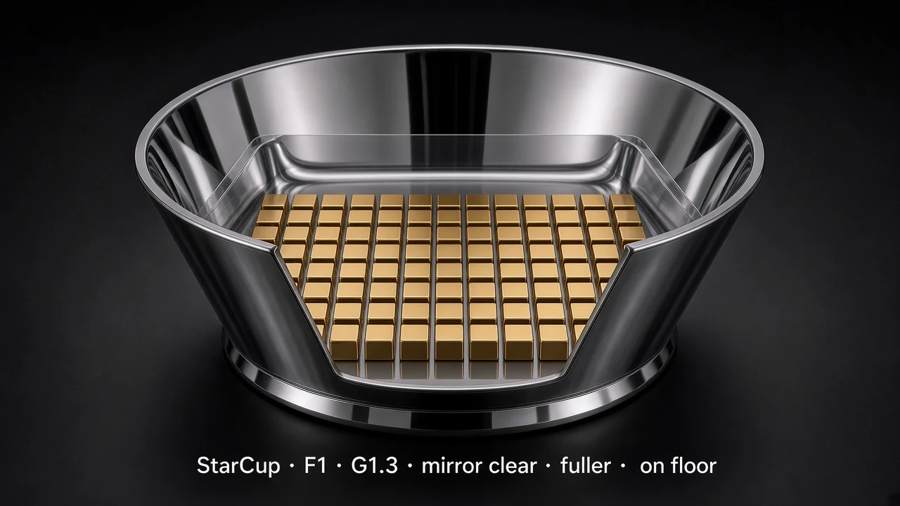Bowl Tile (F1) carrying G1.3 Rollable Membrane pods - pods arranged along the inner surface of a larger bowl/dome.