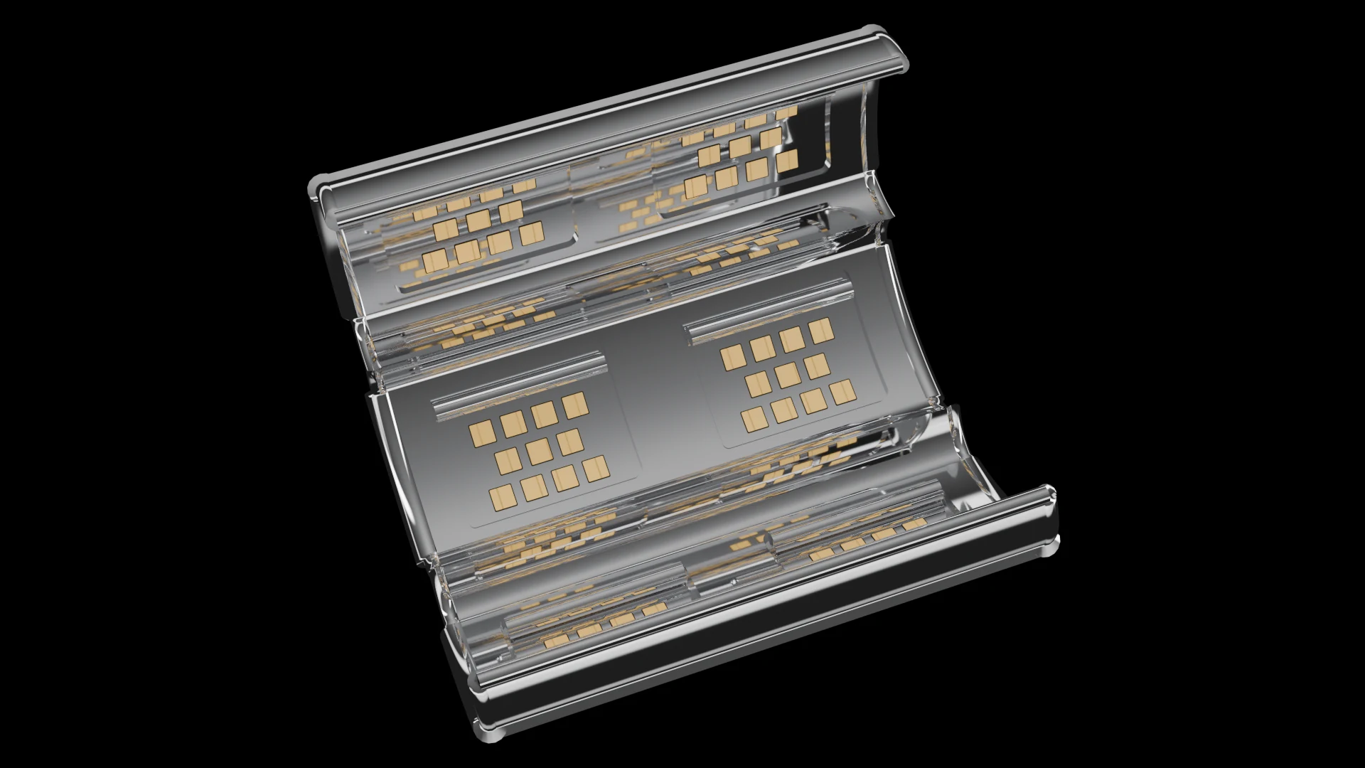 Cylindrical Tile (F5) carrying G1.3 Rollable Membrane pods - pods on the inner or outer curved wall of a cylinder.