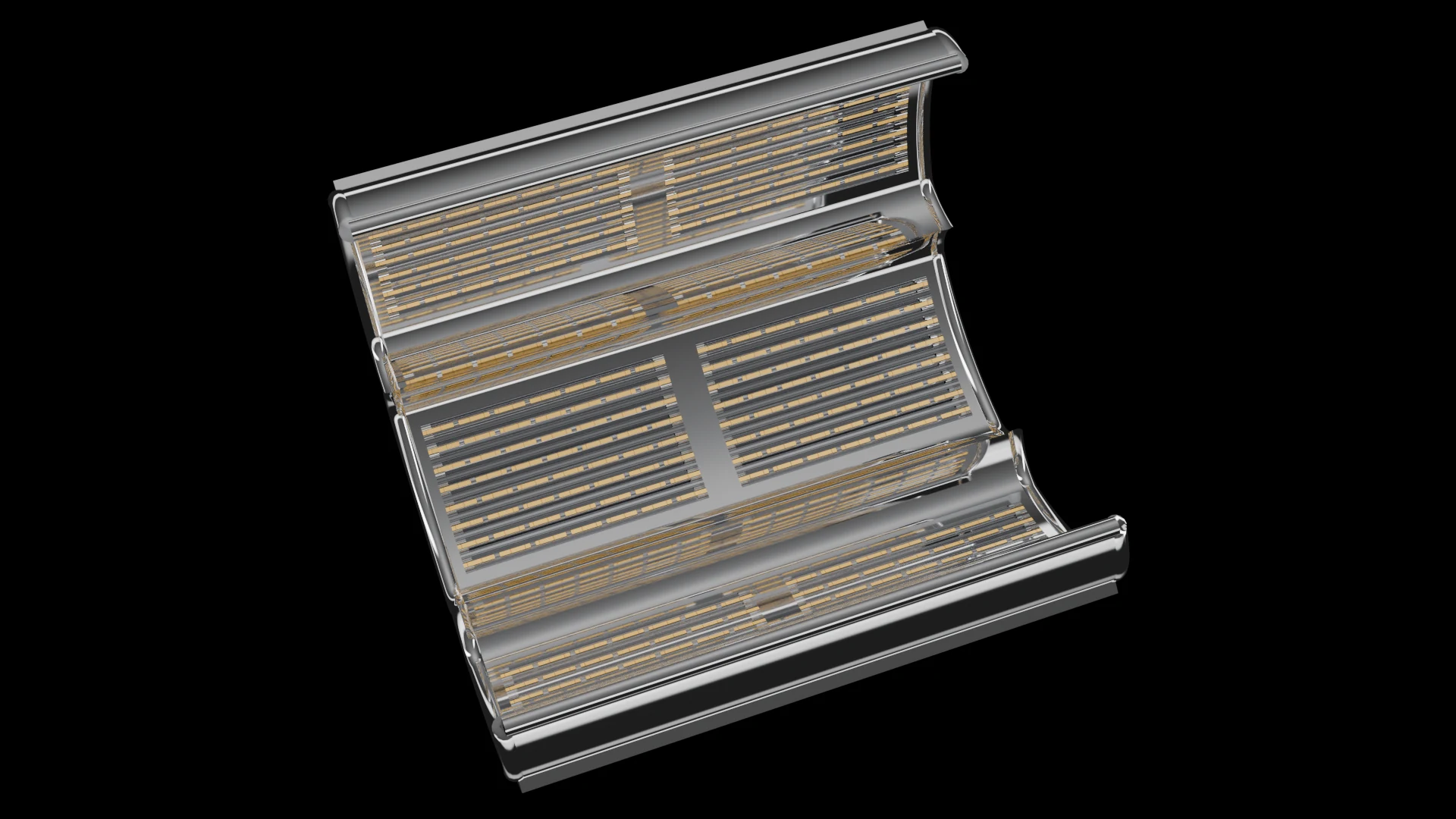 Cylindrical Tile (F5) carrying G5.2 Cylindrical Linear pods - pods on the inner or outer curved wall of a cylinder.
