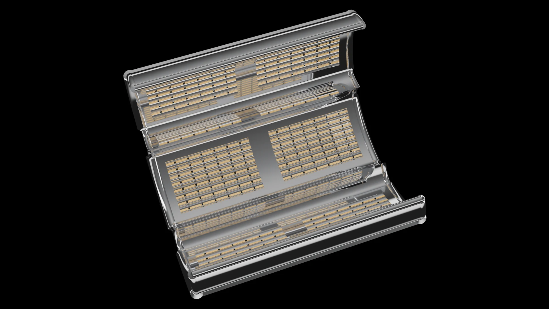 Cylindrical Tile (F5) carrying G5.3 Inflatable Membrane Linear pods - pods on the inner or outer curved wall of a cylinder.