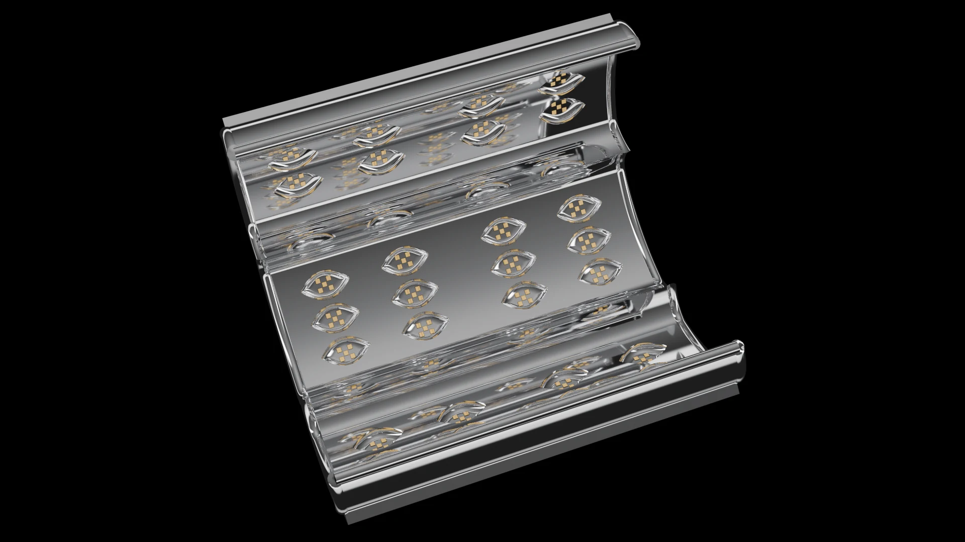 Cylindrical Tile (F5) carrying G6.1 Simple Petal pods - pods on the inner or outer curved wall of a cylinder.